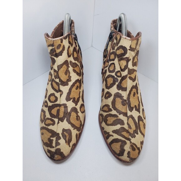 Sam Edelman Petty Cheatah Print Cow Hide Womens Booties Sz 6.5 *Read City Chic - Picture 3 of 14
